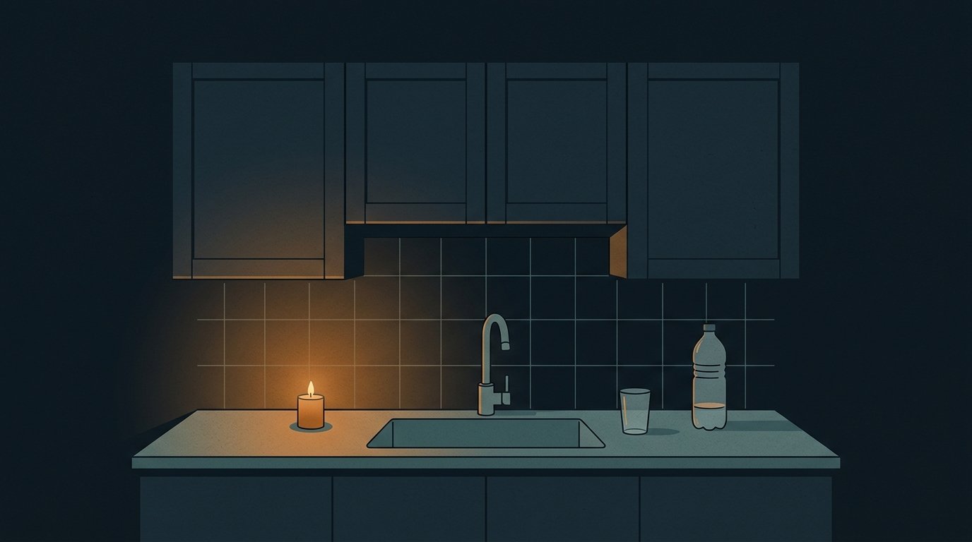 Unterbrochene Wasserversorgung